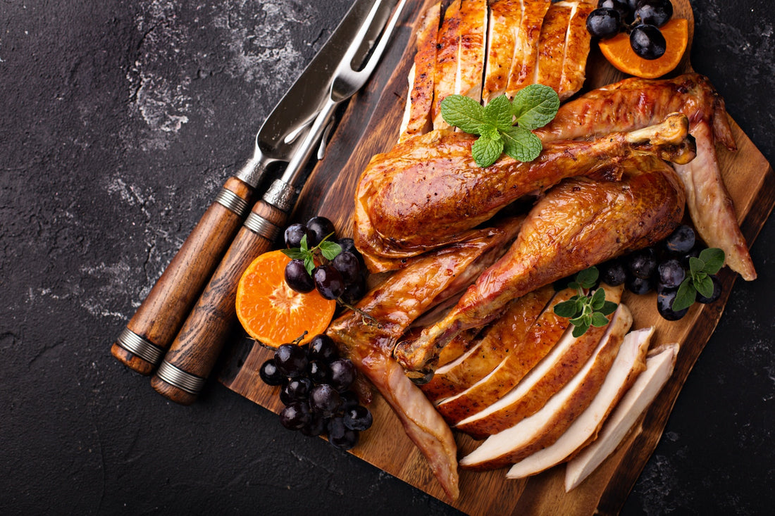 Roasted Turkey on a Platter