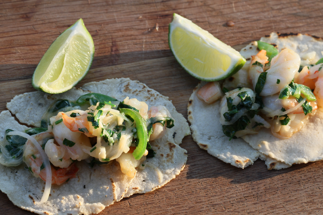 Sautéed Shrimp Tacos