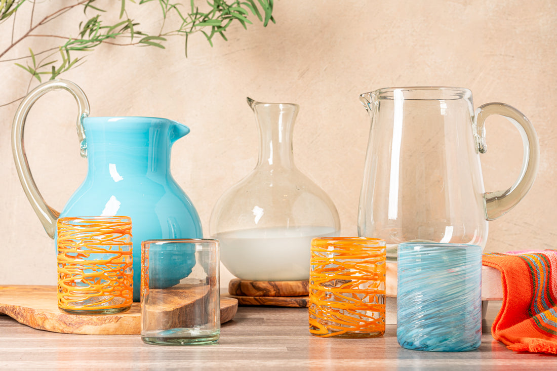 Handblown Glasses: Unique Decorative Glassware Sets